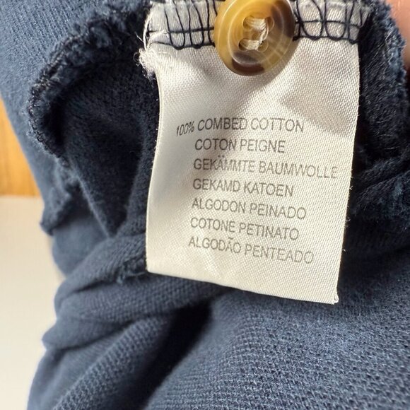 COOL CLIT Handmade Navy Blue Polo Shirt Size M - Picture 6 of 7